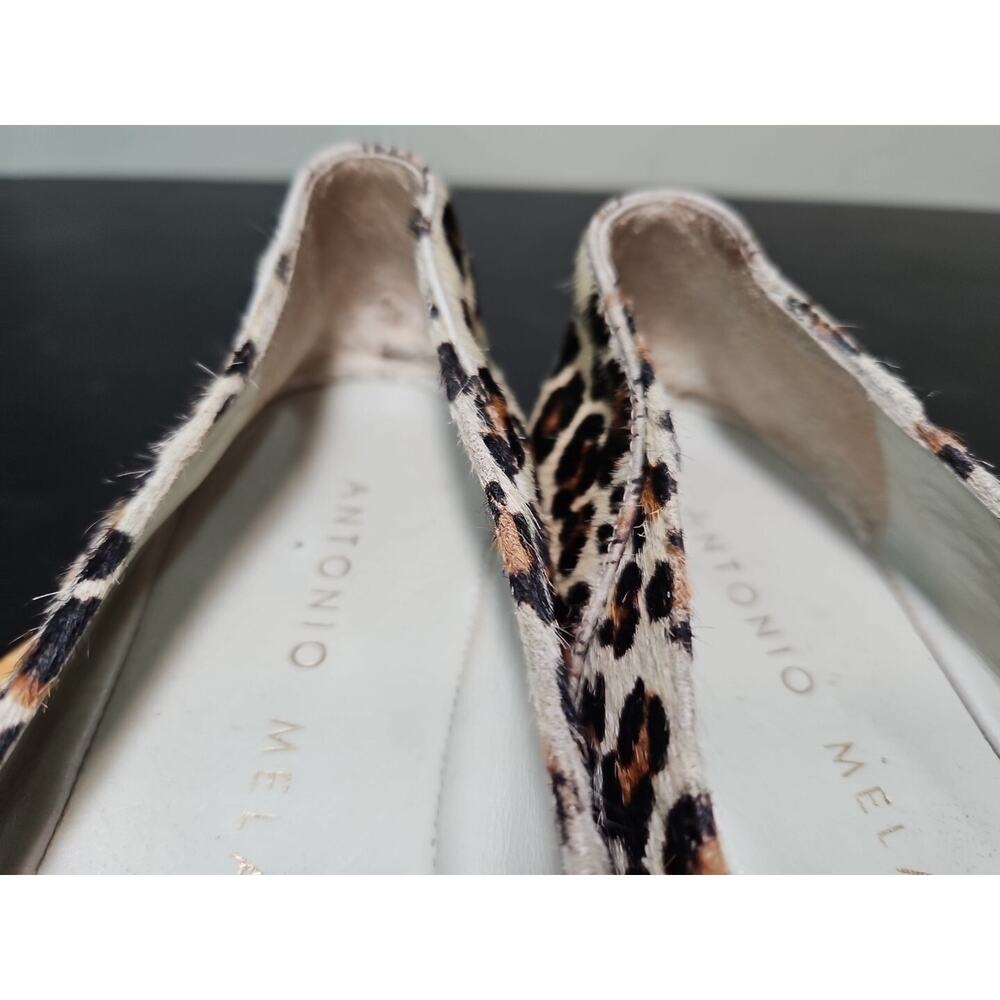 Antonio Melani "SPLENDID" Cheetah‎ Print Textured Leather Ballet Flats W/7 *EUC - Picture 12 of 16